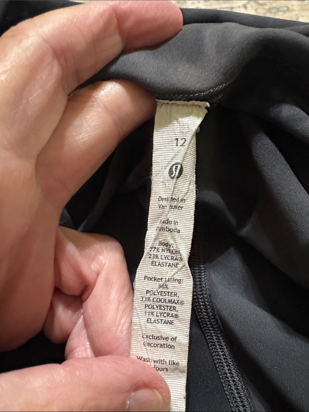 Lululemon legging. Size 12 - Picture 3 of 6